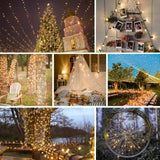 1 x RAW Customer Returns Solar fairy lights outdoor, 2 pieces 150Leds 15M garden light warm white solar powered decoration, waterproof outdoor decoration for garden balcony terrace weddings parties Christmas - RRP €17.14