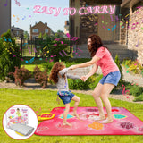 1 x RAW Customer Returns VATOS Dance Mats Kids Gifts for Girls Boys - Music Mat with 5 Game Modes 3 Challenge Levels LED Lights Christmas Birthday Toys from 3 4 5 6 7 8 9 Years Girl Boy - RRP €39.99