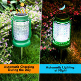 1 x Brand New Homdat Solar Lamps for Outdoors 4 Pack LED Solar Sensor Light for Outdoors IP65 Waterproof Solar Lanterns for Outdoors Solar Lights Garden Hanging Multi-Colored Mason Jar Lights for Balcony Patio Decoration - RRP €26.5