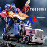 1 x RAW Customer Returns SK MISS Transforming Optimus Figure Toy, Deformation Robot Toy Car, Action Figures with Extra Interchangeable Head for Kids 7  - RRP €30.24