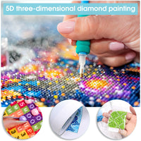 1 x Brand New Pavemlo Diamond Painting Set Accessories Lion Sheep, DIY 5D Diamond Embroidery Painting Kits Animal, Full Drill Crystal Set Rhinestone Embroidery Pictures DIY Diamond Painting for House Wall Decoration 30x30cm - RRP €20.4