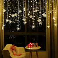 6 x RAW Customer Returns OAICIA Fairy Lights Curtain Lights 3.5M 96 LED Christmas Lights IP44 Outdoor Indoor 8 Lighting Modes Light for Window Decoration Christmas Wedding Curtain Garden Party - RRP €120.96