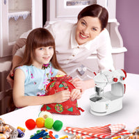 1 x RAW Customer Returns KPCB sewing machine children with DIY bag material for Christmas - RRP €40.33