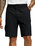 2 x Brand New PaulJones Cargo Shorts Men Sporty 3 4 Pants Men s Shorts Black S - RRP €55.2