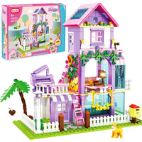 1 x RAW Customer Returns Sitodier Garden House Building Toy for Kids, 604pcs Expandable Dream Villa Building Blocks Set for Girls Boys 6-12 Years, Holiday House Building Blocks Set for Children 6 7 8 9 10 11 12 Years - RRP €32.45