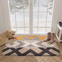 1 x RAW Customer Returns Color G doormat inside 60x90cm, non-slip dirt trapper mat, washable doormat, entrance carpet for entrance area, front door, inside and outside brown  - RRP €30.24