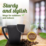 1 x Brand New CASA NATURO Charcoal Tea Coffee Reusable Single Cups Lightweight Eco-Friendly Pinewood, Plastic Free, Sustainable, Durable, Microwave Safe - RRP €8.7