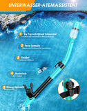 1 x RAW Customer Returns Lealinga 2023 snorkel set adults with fins, anti-leak anti-fog diving goggles and dry snorkel, 3 in 1 professional snorkeling set for snorkeling and swimming - RRP €45.99