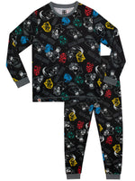 1 x RAW Customer Returns LEGO Harry Potter Boys Pajamas Black 140 - RRP €18.54