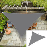 1 x RAW Customer Returns Triangle sun sail 3x4x5m, sun sail including fastening ropes, sun protection breathable HDPE triangular sun sail for garden balcony terrace camping - RRP €32.99