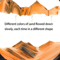 1 x RAW Customer Returns Flowing Sand Painting, Sand Pictures for Rotating, Sand Pictures for Rotating, 3D Deep Sea Sand Picture in Motion Display Flowing Sand Frame, Relaxing Desktop Home Office Work Decor Yellow, 7 Inches  - RRP €20.99