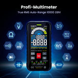 1 x RAW Customer Returns KAIWEETS Digital Multimeter with 10000 Counts, KM601 Intelligent Current Meter CAT III 1000V, CAT IV 600V, True RMS Auto-Range, Measures Voltage, Continuity, Resistance, Temperature for Electricians. - RRP €53.99