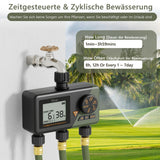 1 x RAW Customer Returns Diivoo Irrigation Computer 3 Outputs, Garden Irrigation Clock with Weekday Programmable, Automatic Irrigation Timer with Rain Delayed Manual Automatic Mode for Lawn - RRP €80.27