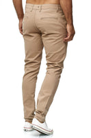 1 x RAW Customer Returns Elara Men s Chino Trousers Slim Fit Stretch Chunkyrayan MEL009-Beige-38 34 - RRP €34.95