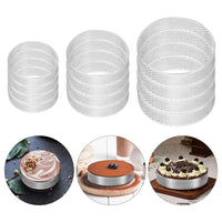 1 x RAW Customer Returns Jevina Perforated Cakes Stainless Steel, Perforated Cake Mousse, Round DIY Cake Rings for Baking Dessert Rings 12 Pieces  - RRP €18.32