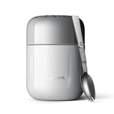 1 x RAW Customer Returns BSWAY thermal container for food, 510 ml stainless steel warming container with foldable spoon, thermal food container on the go for food, baby food, soup, porridge, yoghurt. Keeps hot or cold for 12 hours - RRP €10.07