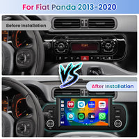 1 x RAW Customer Returns 2 64GB Android 13 Car Radio for FIAT Panda 2013-2020 Carplay Android Auto Touch Display 6.2 inch Car Radio with Navi WiFi EQ USB SWC Canbus Rear View Camera - RRP €219.99