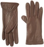 1 x Brand New YISEVEN Women s Genuine Leather Winter Gloves Flat Design, Brown Medium 7.0 , Brown-flat, 7.0 M - RRP €39.99