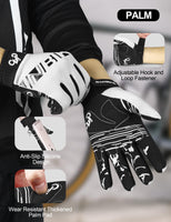 1 x RAW Customer Returns INBIKE MTB Gloves Men s Bicycle Leisure Full Finger Long Cycling Gloves Summer Breathable Touchscreen Cycling Gloves for Moutain Bike Downhill Motocross Road Bike Cycling White M - RRP €19.99