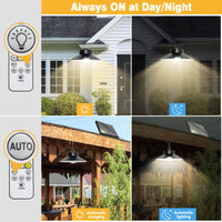 1 x RAW Customer Returns Solar lamps for outdoors, 5M cable solar hanging lamps for outdoors indoors with timing twilight sensor, 920LM 3 color temperature solar lamp hanging with remote control IP65 waterproof for garden balcony terrace - RRP €29.5