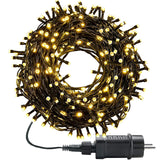 1 x RAW Customer Returns MOLVCE LED fairy lights outside and inside warm white Christmas lighting fairy lights with 8 light modes timer memory function, waterproof for Christmas tree, party, wedding, balcony, 10m, 100LEDs - RRP €17.14