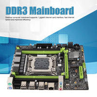 1 x RAW Customer Returns Bewinner M ATX Mainboard USB2.0, SATA2.0 E5 V2 DDR3 Desktop Computer Motherboard with PS 2 Mouse and Keyboard Interface LGA2011 PCHE16X Realtek RTL8111f Gigabit Internet Card - RRP €43.2