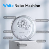 1 x RAW Customer Returns BondFree White Noise Machine Sleep Aid White Noise Sound Machine with 16 Soothing Sounds and Sleep Timer Adjustable Volume USB Rechargeable for Babies and Adults - RRP €18.14