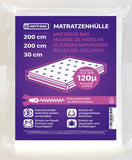 1 x RAW Customer Returns Matti-Bag Plastic mattress bag 200 x 200 cm - 30 cm high with zipper, opaque, for transporting mattresses, moving, storage - Extra resistant 120 microns - RRP €23.51