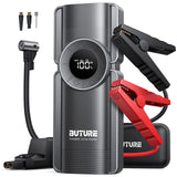 1 x RAW Customer Returns BuTure car jump starter power bank with air compressor, 150PSI 2500A peak current jump starter power bank for 8.5L petrol and 8.0L diesel engines, jump starter with LED flashlight - RRP €72.6