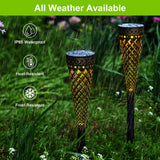 1 x RAW Customer Returns GEARLTIE solar lamps for outdoor garden, pack of 4, 800 mAh solar lights for outdoor use with warm white LED, IP65 weatherproof balcony decoration garden made of metal, lanterns solar outdoor path terrace - RRP €30.24