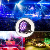 2 x RAW Customer Returns LED Par Spotlight 36 LED Stage Lights 9 Modes RGB Party Light with Remote Control and DMX512 Control Spotlight Lighting for Birthday Parties, Weddings, Christmas Pack of 4  - RRP €191.98