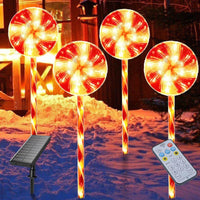 1 x RAW Customer Returns Solar Christmas Candy Cane Fairy Lights, Pack of 12 72 LED Candy Cane Lights Christmas Decoration, 8 Modes Solar Christmas Lights Outdoor, Waterproof Solar Lights Garden Decoration for Christmas Path Lawn - RRP €31.88