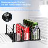 1 x RAW Customer Returns ZIJIN Can Organizer, Refrigerator Organizer Cans, 3 Rows 38cm Drinks Beverage Organization Automatic for Refrigerators - RRP €20.16