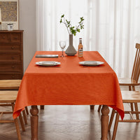 1 x RAW Customer Returns BALCONY FALCON rectangular jacquard tablecloths linen look tablecloth in kitchens, restaurants, cafes, gardens, outdoors, parties, weddings, festivals - RRP €34.13