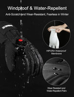 1 x RAW Customer Returns INBIKE Heated Gloves Women Men Children Motorcycle Ski Gloves Ski Winter Heated Gloves with Heating Thermal Black M - RRP €119.52