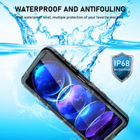 1 x RAW Customer Returns ShellBox Xiaomi Redmi Note 12 Pro 5G Case IP68 Waterproof Phone Case Xiaomi Redmi Note 12 Pro Case with Built-in Screen Protector Full Body Shockproof 360 Degree Case for Redmi Note 12 Pro 5G - RRP €16.99