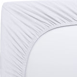 1 x RAW Customer Returns Utopia Bedding - Fitted Sheet 180x200cm - White - Brushed Polyester Microfiber Fitted Sheet - 35cm Deep Pocket - RRP €13.76