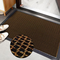 1 x Brand New ORTIGIA doormat inside and outside dirt trap mat washable non-slip doormat black brown 43x76 cm entrance doormat clean-off mat for front door hallway office - RRP €16.93