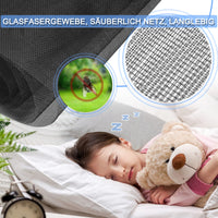 1 x RAW Customer Returns Magnetic Mosquito Net for Window, Slot Model, Maximum Size, 130 x 150 cm, Fiberglass Mesh, Easy Installation, Prevent Insects, Flies, Mosquitoes from Entering the Room - RRP €28.99