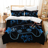 1 x Brand New MIQEBX Gamepad Duvet Cover Set for Kids Boys - 3 Piece Game Controller Bedding Set, with Zipper and 2 Pillowcases 50 x 75 cm D, 135x200cm  - RRP €31.61