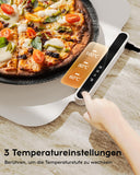 1 x RAW Customer Returns itrusou Electric Warming Tray, Portable and Foldable Electric Pizza Warmer Adjustable Temperature, Food Warmer Electric Warming Plate Used for Defrosting and Keeping Food Warm - RRP €60.49