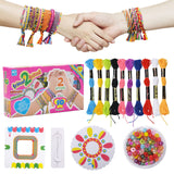 52 x Brand New LAOYE Friendship Bracelets Craft Kit DIY Bracelets Make Your Own Friendship Bracelet Knotting incl. Beads Cotton Yarn Cords Woven Board Illustrated Instructions, Gifts for Children from 6 Years - RRP €612.56