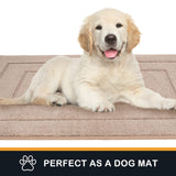 1 x Brand New PURRUGS Indoor Doormat, Washable Dirt Trapper Mat, 80 x 120 cm, Non-Slip Entrance Carpet, Highly Absorbent Doormat for Dogs, Wet Shoes and Paws - RRP €49.14