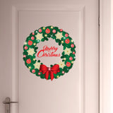 4 x Brand New Wallflexi Christmas Wreath with Small Swarovski Crystals Wall Decoration Multi-Colour 38 Pieces - RRP €91.2