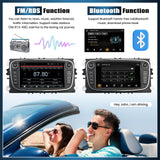 1 x RAW Customer Returns 2 64G Android 13 Car Radio for Ford Focus II Mondeo 9 S-Max C-Max Kuga 2008-2011 with Carplay Android Auto, 7 inch Touchscreen Radio with Bluetooth FM RDS HiFi WiFi GPS AHD Rear View Camera MIC - RRP €167.21