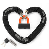 1 x RAW Customer Returns CHIMONA Bicycle Chain Lock - 120CM High Security Bicycle Lock, 12mm Strong Motorcycle Lock, Heavy Duty Anti-Theft Bicycle Chain Lock for E-Bike Door-Safe Motorcycle Bicycle Lock - RRP €48.99