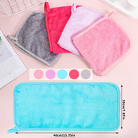 8 x Brand New Pack of 5 microfiber makeup removal cloths, 40 x 20 cm, washable makeup removal cloths, washable makeup removal pads, reusable washcloths for washing your face - RRP €119.92