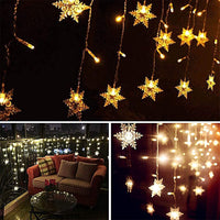 6 x RAW Customer Returns OAICIA Fairy Lights Curtain Lights 3.5M 96 LED Christmas Lights IP44 Outdoor Indoor 8 Lighting Modes Light for Window Decoration Christmas Wedding Curtain Garden Party - RRP €120.96