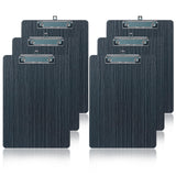 3 x RAW Customer Returns GUOKOFF A5 clipboard, pack of 6 wooden clipboards, A5 hardboard clipboard with rubberized metal clip, writing board pad holder clipboard DIN A5, black - RRP €63.39