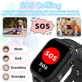 1 x RAW Customer Returns 4G Children s Smart Watch, GPS Children s Watch Locator and Calls, Children s Smartwatch with WiFi Video Call Family Chat SOS IP68 Class Game Mode Camera Alarm Clock, Gifts for Girls Boys - RRP €70.15